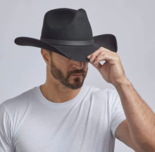 Load image into Gallery viewer, Jackson Felt - Black Cowboy Hat - Western Hat Band