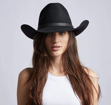 Load image into Gallery viewer, Jackson Felt - Black Cowboy Hat - Western Hat Band