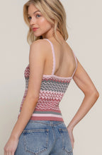 Load image into Gallery viewer, Multi Color Cami Spring Sweater