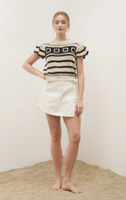Load image into Gallery viewer, Handmade Sweater with Ruffle Sleeve