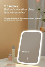 Load image into Gallery viewer, Portable Desktop LED Make-Up Vanity Mirror