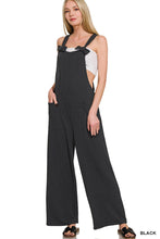 Load image into Gallery viewer, Corded Rib Knot Strap Relaxed Fit Overalls