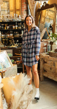 Load image into Gallery viewer, Flannel Shirt Dress