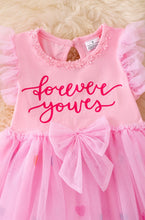 Load image into Gallery viewer, &quot;Forever Yours&quot; Pink Tulle Dress with Ruffle Sleeve