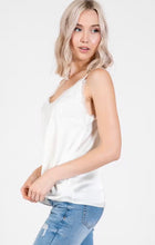 Load image into Gallery viewer, Charmeuse Sleeveless Camisole Top