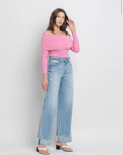 Load image into Gallery viewer, Kris 2 Cuffed Baggy Wide Leg Jeans