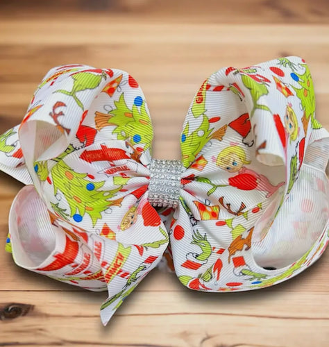 Cindy Multi-Printed Double Layer Hair Bow