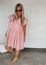 Load image into Gallery viewer, Day Dreaming Ruffle Dress - Vintage Pink