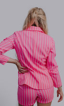 Load image into Gallery viewer, Boss Lady Striped Blazer Shorts Set