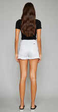 Load image into Gallery viewer, Kan Can White Stretch Denim Shorts