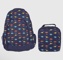 Load image into Gallery viewer, Dino Pattern Backpack &amp; Lunchbag Set
