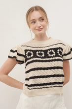 Load image into Gallery viewer, Handmade Sweater with Ruffle Sleeve
