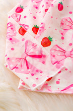 Load image into Gallery viewer, Coquette Style W/Strawberry Mesh Long Sleeve Top