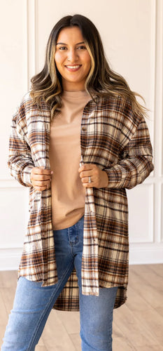 *RESTOCK* Toasty Timber Flannel Shacket