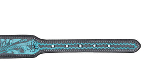 Durango Daisy Hand - Tooled Dog Collar *Small*