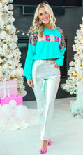 Load image into Gallery viewer, Merry Turquoise Sweatshirt