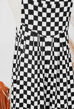 Load image into Gallery viewer, Checkered Print Pocketed Wide Leg Jumpsuit