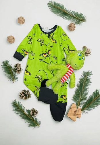 Grinch Character Baby Onesie