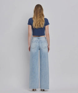 High Rise Super Wide Leg Jeans