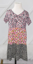 Load image into Gallery viewer, Girls Wanderlust Panel Dress In Mixed Pattern