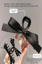 Load image into Gallery viewer, Sweet Silk Ribbon Bowknot Tassels Hair Clip Claw