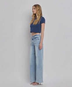 High Rise Super Wide Leg Jeans