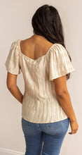 Load image into Gallery viewer, Lustrous Elegance Ivory Silk Blouse