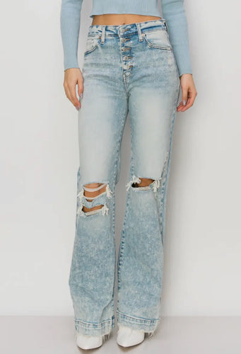 *Restock* 90's Vintage Stretch Wide Jeans *Restock*