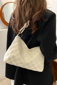 Checkered Monogram Shoulder Bag