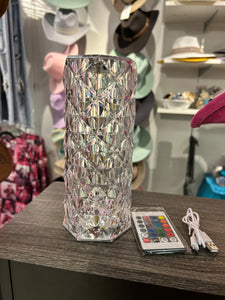 Clear Crystal Color Changing Lamp