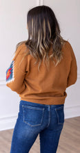 Load image into Gallery viewer, *RESTOCK* Terracotta Horizon Aztec Sleeve Sweater