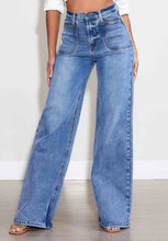Load image into Gallery viewer, Wide Leg - Rigid with Comfort Stretch Front Square Pockets