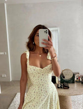 Load image into Gallery viewer, Ladies Floral Print Daily Halter Dress