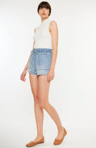 Kan Can Paper Bag Denim Shorts