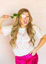 Load image into Gallery viewer, XOXO Sequins Puff Sleeve Top