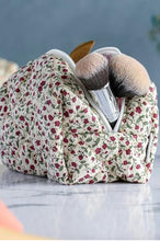 Load image into Gallery viewer, Cherry Ditsy Quilted Cosmetic Bag