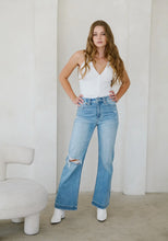 Load image into Gallery viewer, Corset High Rise Modern Wide Jeans