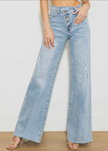 Coco Wide Jeans Light Wash