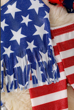Load image into Gallery viewer, Shimmery Patriotic 2 Piece Set