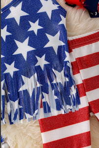 Shimmery Patriotic 2 Piece Set