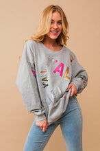 Load image into Gallery viewer, Sequin Embellished Y&#39;all Graphic Sweatshirt