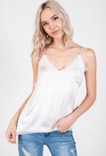 Load image into Gallery viewer, Charmeuse Sleeveless Camisole Top