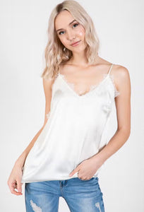 Charmeuse Sleeveless Camisole Top