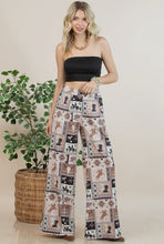 Load image into Gallery viewer, Nora Western Patch Collage Print Slack Pants