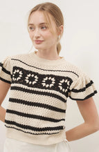 Load image into Gallery viewer, Handmade Sweater with Ruffle Sleeve
