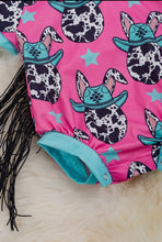 Load image into Gallery viewer, Pink Western Easter Egg Printed Onesie