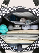 Load image into Gallery viewer, Checkered Travel Duffle Bag