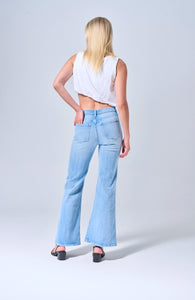 High Rise Ultra Stretch Flare with Center Seams - Sneak Peek Denim