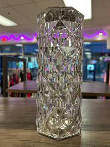 Clear Crystal Color Changing Lamp