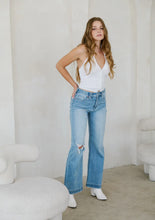 Load image into Gallery viewer, Corset High Rise Modern Wide Jeans